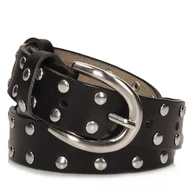 Paski - Czarny skórzany pasek damski Toscanio 18328 - 90 - miniaturka - grafika 1