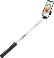 Selfie stick - Selfie stick 0,7 m do telefonu - czarny Statyw teleskopowy WRY1S z funkcją Bluetooth - miniaturka - grafika 1
