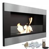 Biokominki - Biokominek Wiszący Golf Horizontal Z Szybą Certyfikat Tüv - miniaturka - grafika 1