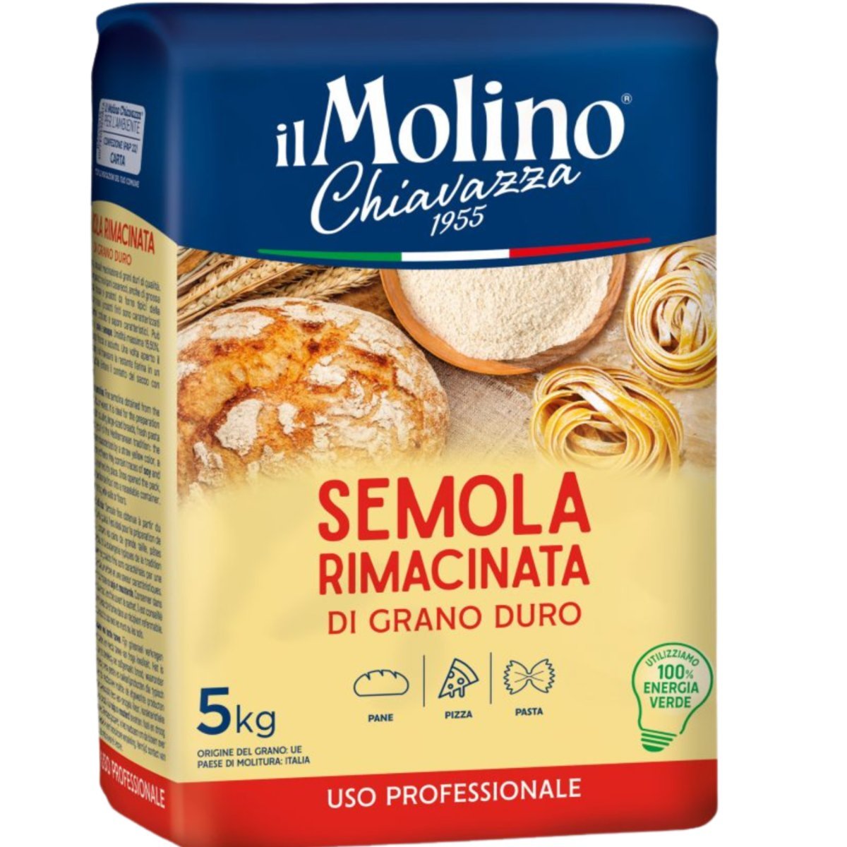 il Molino Chiavazza Semola Rimancinata 5kg włoska semolina drobno mielona