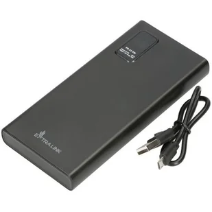 Extralink Powerbank EPB-067B 10000mAh Czarny - Powerbanki - miniaturka - grafika 1