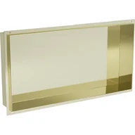 Półki łazienkowe - Mexen X-Wall-NR półka wnękowa bez kołnierza 60 x 30 cm, złota - miniaturka - grafika 1