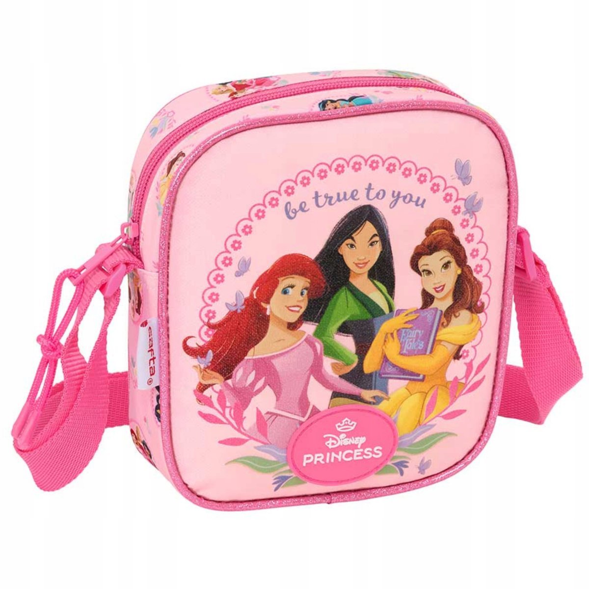 Torebka na ramię listonoszka dla dziewczynki saszetka Disney Księżniczki