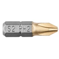 Klucze i nasadki - Graphite Końcówka wkrętakowa PH2 25mm 1/4&quot; 2szt. - 57H961 - miniaturka - grafika 1