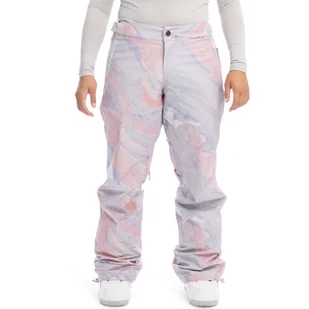 Damskie Spodnie ROXY CHLOE KIM J SNPT SFV1 ERJTP03201-SFV1 – Szary - Spodnie narciarskie - miniaturka - grafika 1