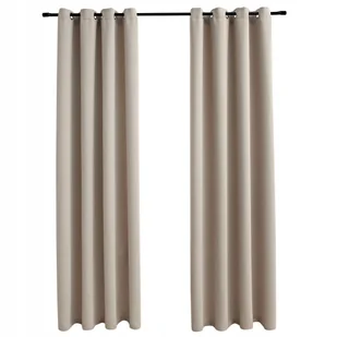 Zasłona zaciemniające kółka 140 cm x 245 cm, NOWE - Zasłony - miniaturka - grafika 1