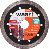 Tarcze do pił - Waart Tarcza diamentowa warkocz 125 x 1,4 x 22,2 mm - miniaturka - grafika 1