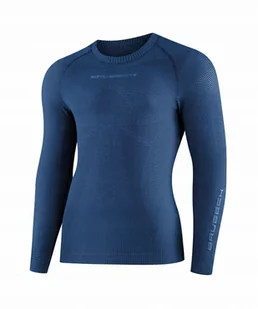 LS1595M Koszulka męska 3D PRO z długim rękawem ciemnoniebieski M - Koszulki męskie - miniaturka - grafika 1