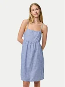 Sukienki - Pieces Sukienka letnia Apia 17155309 Niebieski Regular Fit - miniaturka - grafika 1
