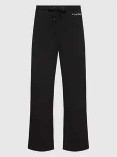 Spodnie damskie - Calvin Klein Kuloty K20K204383 Czarny Relaxed Fit - grafika 1