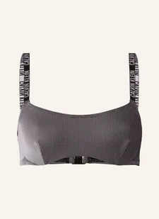 Calvin Klein Góra Od Bikini Z Fiszbinami schwarz - Stroje kąpielowe - miniaturka - grafika 1