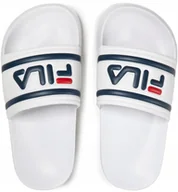 Klapki i japonki damskie - KLAPKI DAMSKIE FILA MORRO BAY SLIPPER BIAŁE ROZMIAR 36 - miniaturka - grafika 1