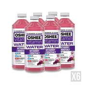 Soki i napoje niegazowane - 6x OSHEE Vitamin Water witaminy i minerały winogrona - dragonfruit 1100 ml - miniaturka - grafika 1