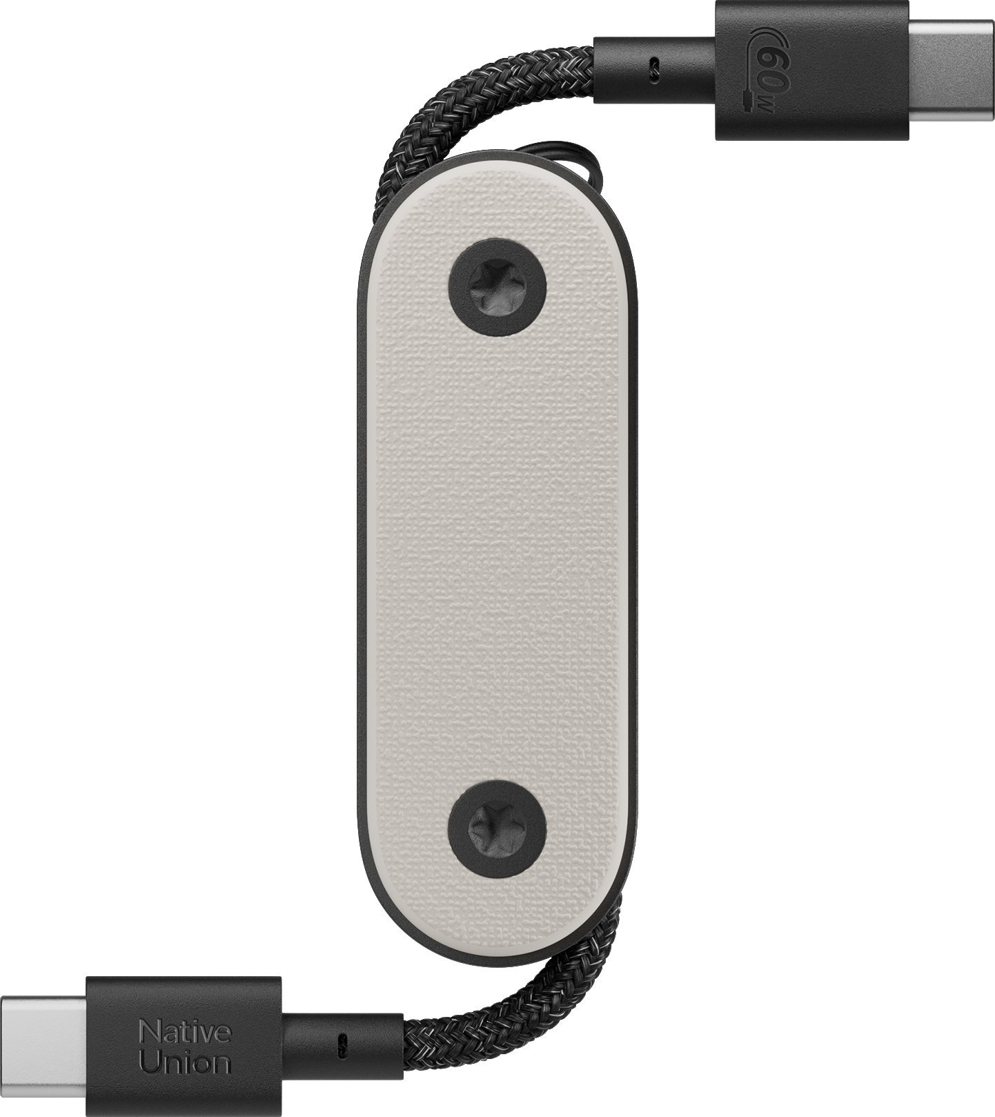 Native Union Pocket Cable - kabel USB-C - USB-C, 17 cm sandstone