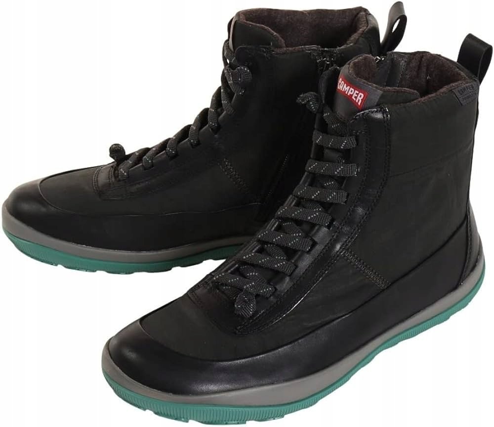 CAMPER DAMSKIE BOTKI ZE SKÓRĄ Z LOGO 41 ŻGC