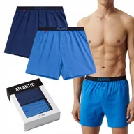 Majtki męskie - BOKSERKI MĘSKIE luźne bawełniane wygodne przewiewne Atlantic *XXL - miniaturka - grafika 1