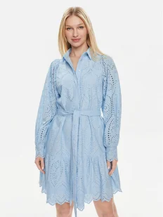 YAS Sukienka letnia Holi 26030709 Błękitny Loose Fit - Sukienki - miniaturka - grafika 1