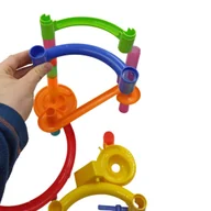 Klocki - MEGA TOR DOMINO KLOCKI PIŁKA ZJEŻDŻALNIA PĘTLA - miniaturka - grafika 1