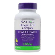 Witaminy i minerały - Natrol, Omega 3-6-9 Complex, Suplement Diety, 60 kaps. - miniaturka - grafika 1