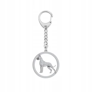 Brelok Dog Niemiecki Srebro925 Biżuteria GRAWER GRATIS - Breloki - miniaturka - grafika 1
