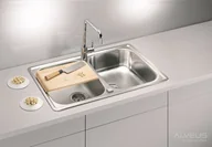 Zlewozmywaki - Alveus LINE MAXIM 70-FS stal SATYNA 1085960 - miniaturka - grafika 1