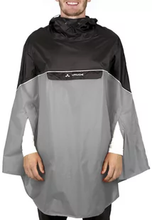 Vaude Covero II poncho, szary, S 068090030200_003_S - Akcesoria turystyczne - miniaturka - grafika 1