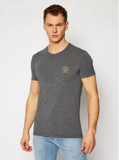 Koszulki i topy damskie - Versace T-Shirt Medusa AUU01005 Szary Regular Fit - grafika 1