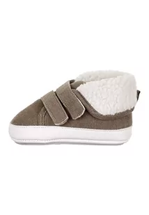 Sterntaler Baby Boys Sneaker buty dziecięce ze sztruksem, buty dziecięce – niskie buty dziecięce z podeszwą z tworzywa sztucznego, antypoślizgowe – brązowe, brązowy, 18 EU - Skarpetki dla dzieci - miniaturka - grafika 1