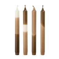 Świece - Świeca KOMPLET DIP DYE 4 szt 2,2x25 cm HOMLA - miniaturka - grafika 1
