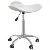 Fotele i krzesła biurowe - vidaXL Krzesło biurowe, białe, obite sztuczną skórą - miniaturka - grafika 1