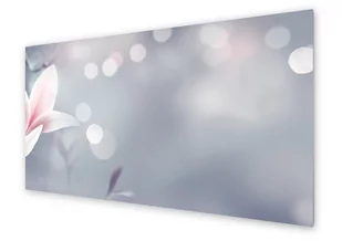 Panel kuchenny HOMEPRINT Magnolia na szarym tle 120x60 cm - Dekoracje domu - miniaturka - grafika 1