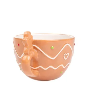 Kubek BISCOTTO brązowy 0,4 l HOMLA - Kubki - miniaturka - grafika 3