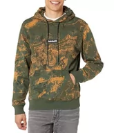 Bluzy męskie - Timberland AOP męska bluza z kapturem, Nadruk z kamieniem wiosennym, M - miniaturka - grafika 1