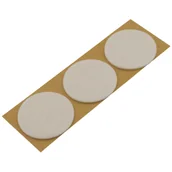 Zawiasy, okucia i inne akcesoria - FOLMAG Podkładki filcowe samoprzylepne białe Ø50 3 szt. - miniaturka - grafika 1