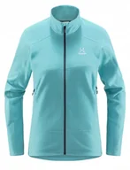 Bluzy damskie - Bluza polarowa damska Haglofs Buteo Mid Jacket - frost blue - miniaturka - grafika 1