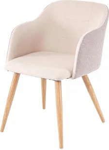 Krzesło do jadalni HWC-D71, krzesło kuchenne, design retro, podłokietniki tkanina/tkanina ~ kremowo-beżowy - Krzesła Krzesło do jadalni HWC-D71, krzesło kuchenne, design retro, podłokietniki tkanina/tkanina ~ kremowo-beżowy - Krzesła - miniaturka - grafika 1