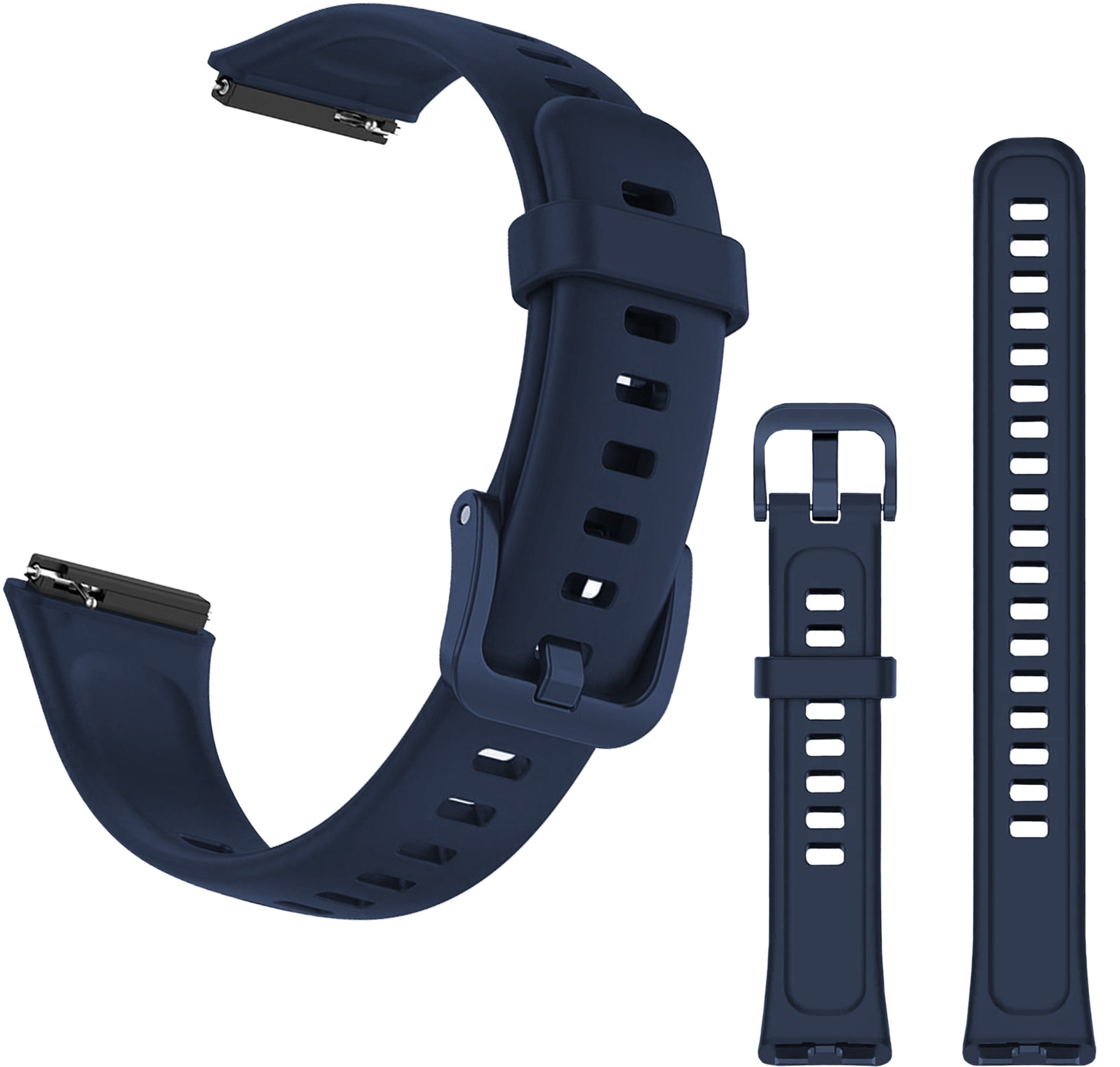 ChronSmarta Pasek Classic Silicone do smartbanda Huawei Band 7 granatowy