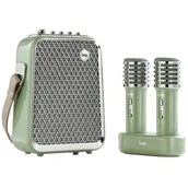 Głośniki przenośne - Divoom SongBird-HQ głośnik karaoke zielony - miniaturka - grafika 1