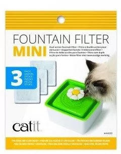 Catit Catit Filtry zapasowe mini 3 szt CH-0056 - Sprzęt podróżny i transportery dla psów - miniaturka - grafika 1