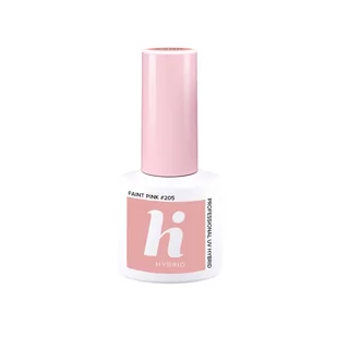 Hi Hybrid Lakier hybrydowy 5ml 205 Faint Pink Hi Hybrid - Lakiery hybrydowe - miniaturka - grafika 1