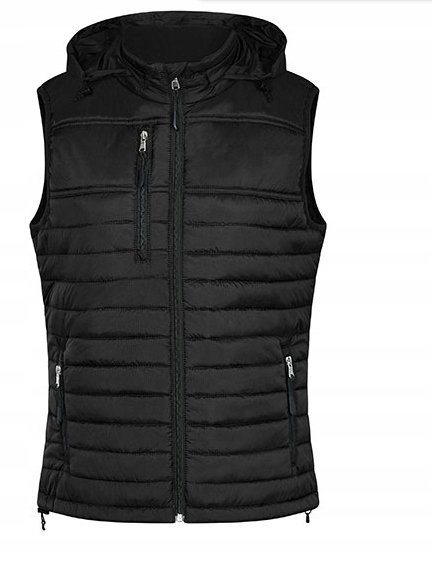 Fair4all Damska Kamizelka Czarna ze Stójką L Jse