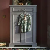 Komody dla dzieci - Komoda dwudrzwiowa szara ines neutral grey - miniaturka - grafika 1