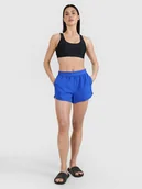 Spodenki damskie - 4F Spodenki plażowe damskie - kobaltowe XS - miniaturka - grafika 1