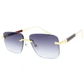 Okulary przeciwsłoneczne - Damskie okulary przeciwsłoneczne wąskie - miniaturka - grafika 1