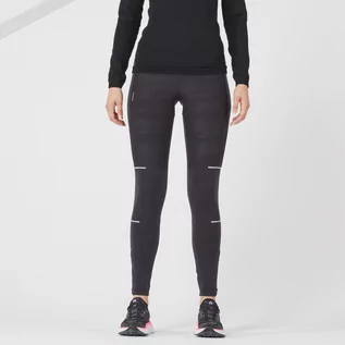 Spodnie sportowe damskie - Legginsy do biegania damskie Kiprun Warm Rain ocieplane - grafika 1