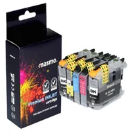 Tusze zamienniki - Zestaw 5x Tusz MASMO do Brother LC123 DCP-J132W DCP-J152W MFC J6520DW J6920DW CMYK zamienniki - miniaturka - grafika 1