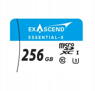 Karta pamięci Exascend Essential-X micro SD 256GB - Karty pamięci - miniaturka - grafika 1