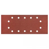 Kleje i inne preparaty budowlane - GRAPHITE Papier ścierny 115 x 280 mm, K100, 5 szt., z otworami TOP-55H731 - miniaturka - grafika 1