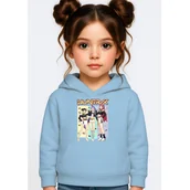 Bluzy dla dziewczynek - BLUZA DZIECIĘCA KPOP DEMON HUNTERS HUNTRIX 134-140 Z KAPTUREM BAWEŁNIANA - miniaturka - grafika 1