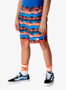 Spodenki chłopięce The North Face Amphibious Class V Short - orange print - Odzież trekkingowa męska - miniaturka - grafika 1